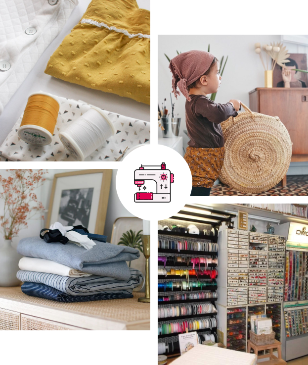 magasin de couture, tissus, laine, mercerie à St-Rémy-lès-Chevreuse (78) près de Gif-sur-Yvette